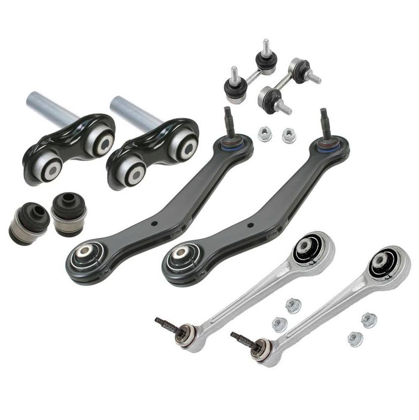 BMW Suspension Control Arm Kit - Rear (10 Pieces) 33551095696 - Lemfoerder 3084309KIT